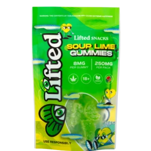 Sour Lime Gummies 250 mg