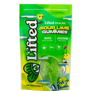 Sour Lime Gummies 250 mg