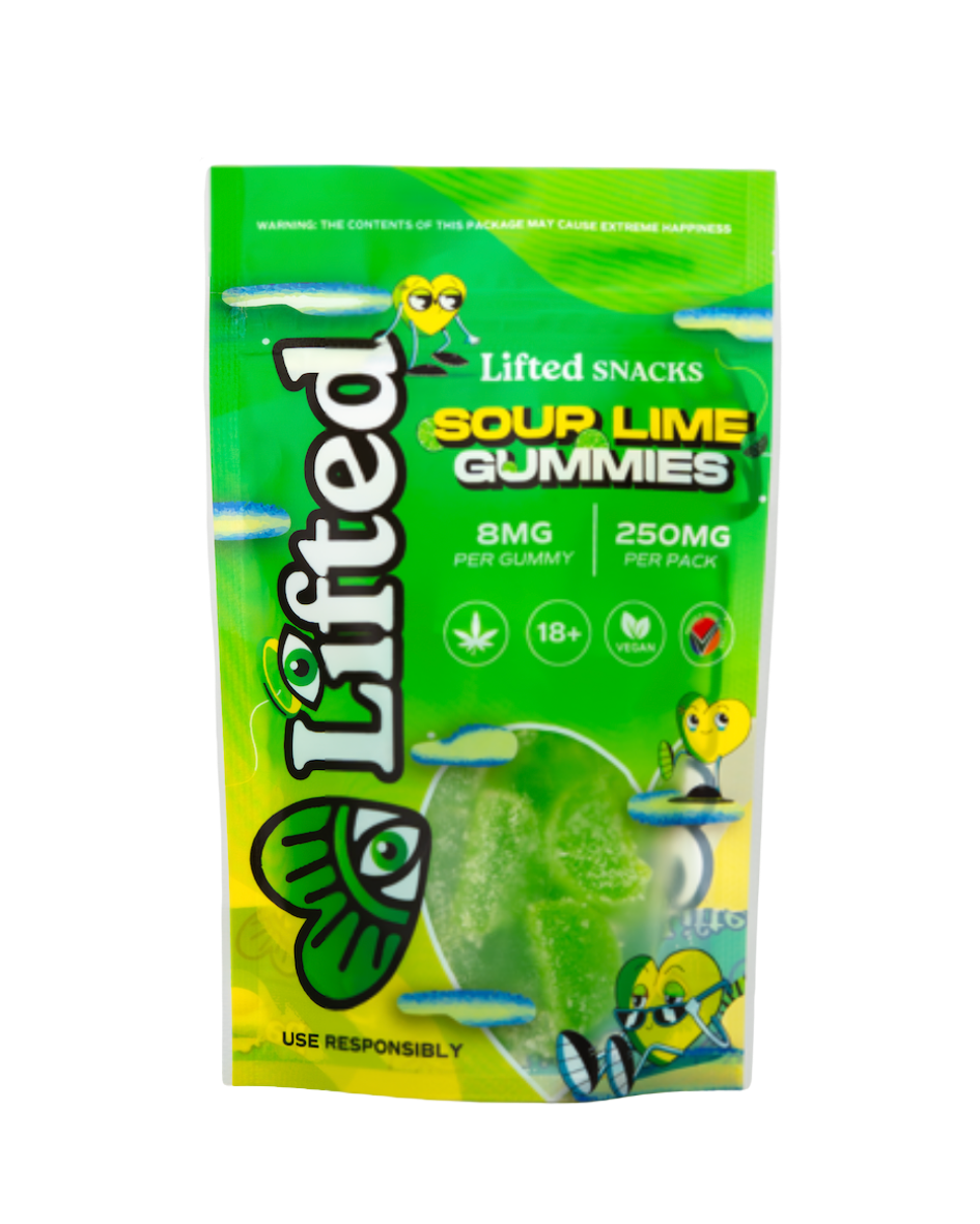 Sour Lime Gummies 250 mg