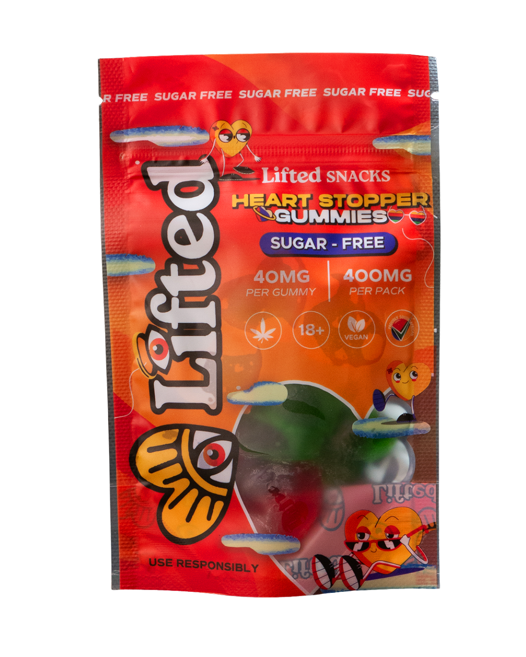 Heart Stopper Gummies ( Sugar Free, Vegan)