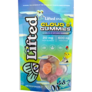 Clowd 8 Delta 8 Gummies 600mg