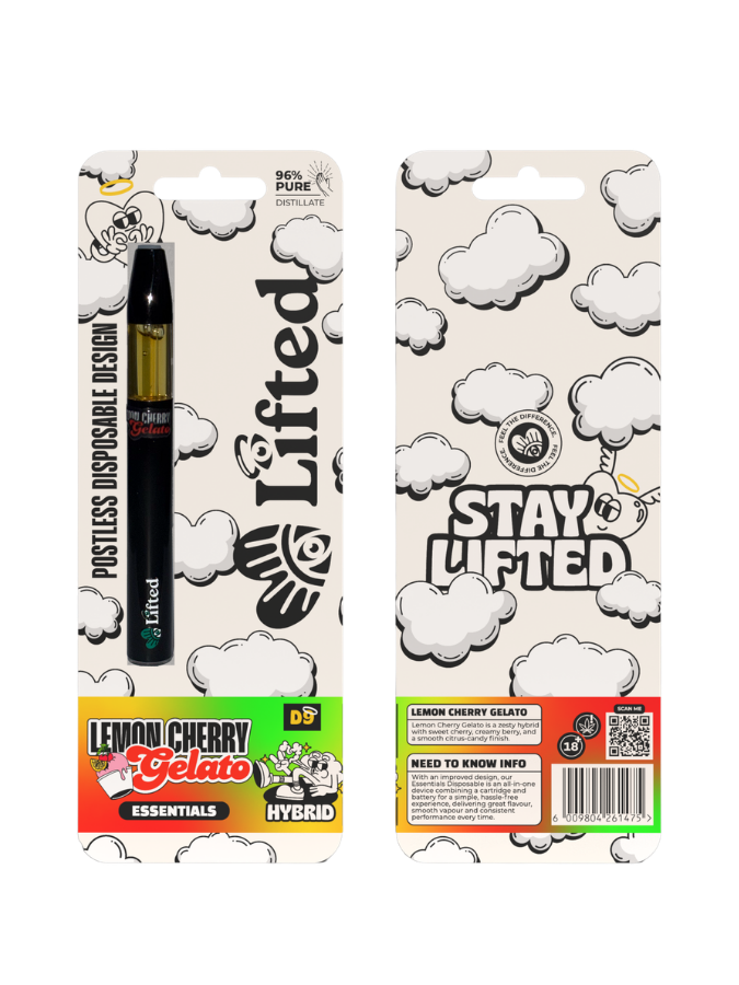 1ml Lemon Cherry Gelato Disposable Vape