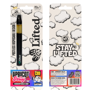1ml Apricot Jelly Disposable Pure CBD Vape