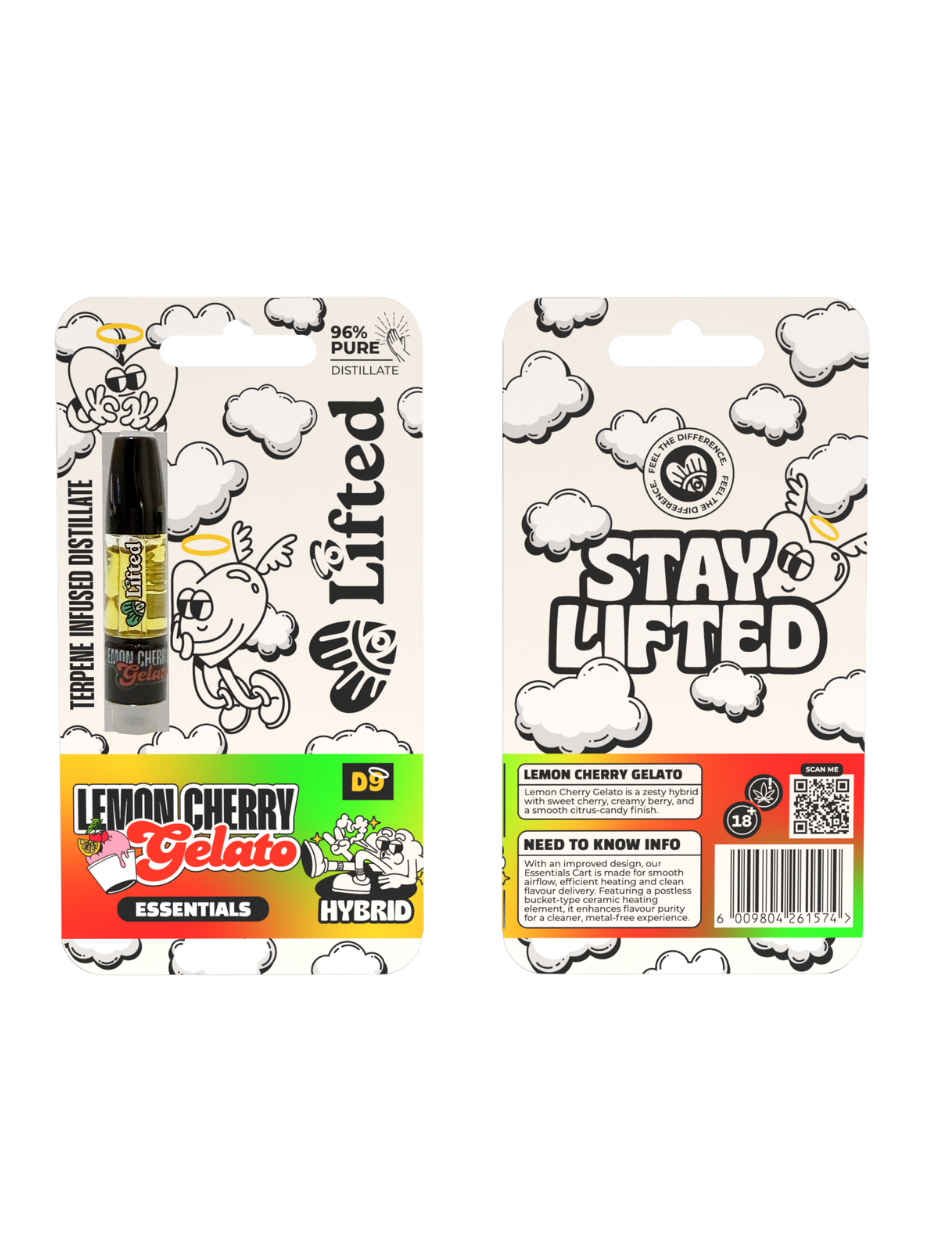 Essentials Lemon Cherry Gelato Vape Cart