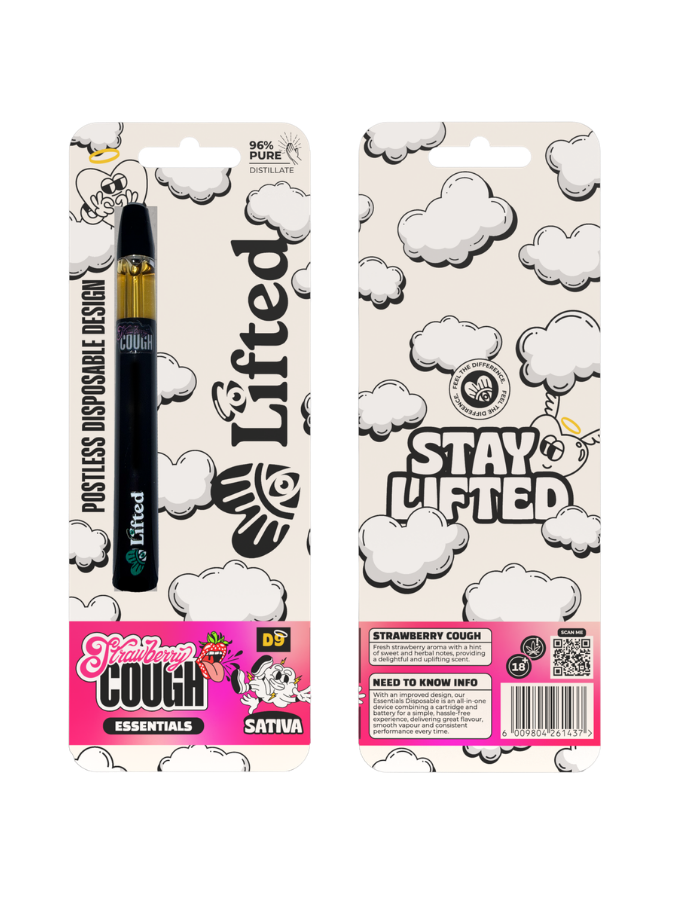 1ml Strawberry Cough Disposable Vape