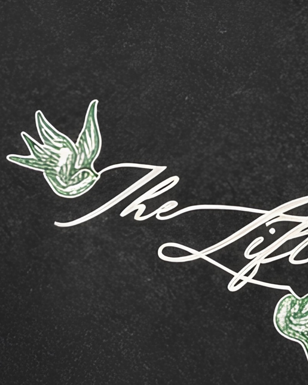The "Lifted Club" Cursive T Black - Image 7