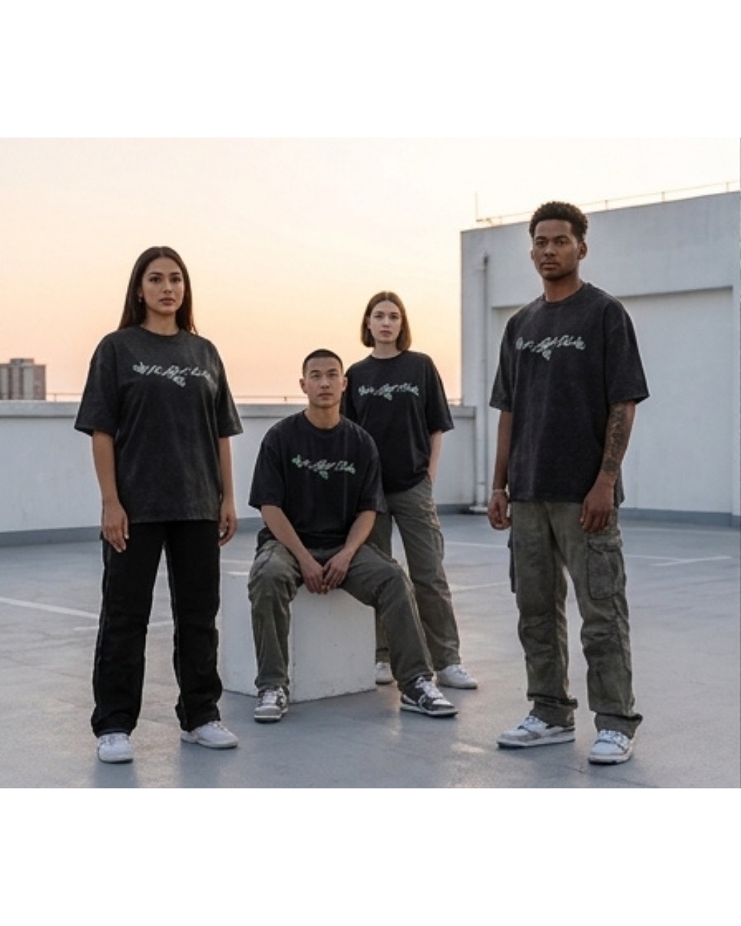 The "Lifted Club" Cursive T Black - Image 14