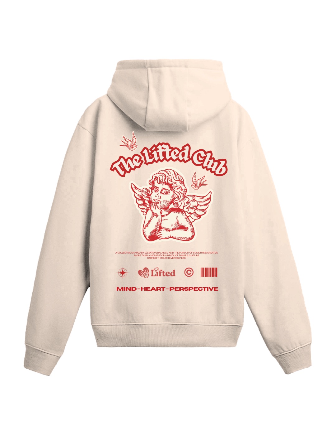 The Lifted "Angelic" Hoodie — Cream