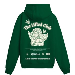 The Lifted "Angelic" Hoodie — Forest Green