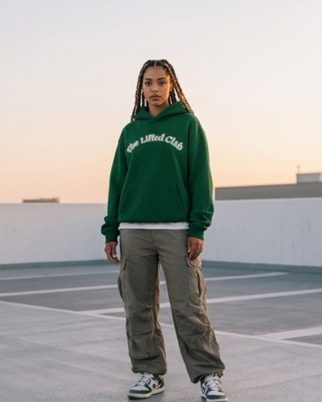 The Lifted "Angelic" Hoodie — Forest Green - Image 9