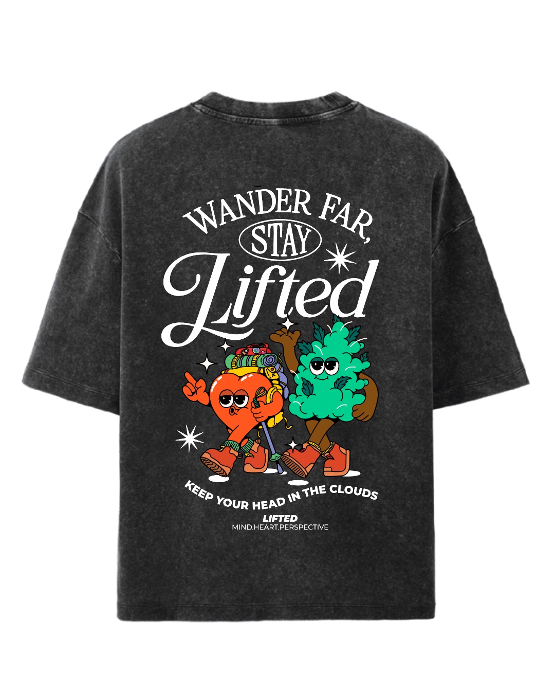 The "Stay Lifted" T Black
