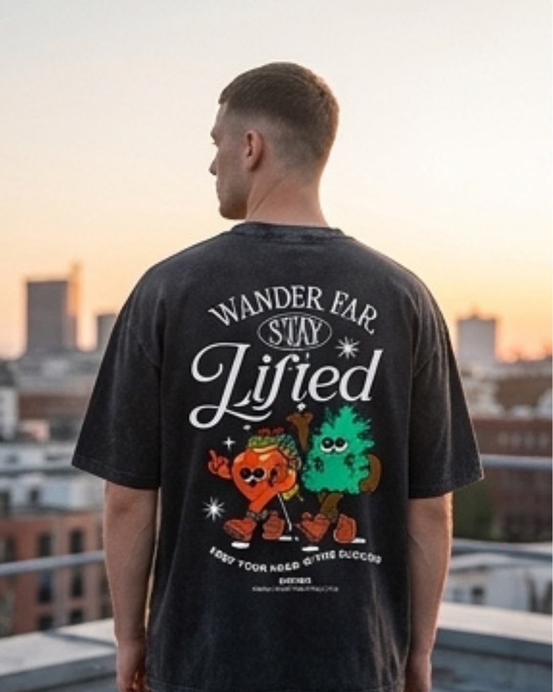The "Stay Lifted" T Black - Image 8