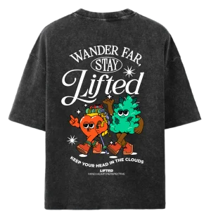 The "Stay Lifted" T on Black