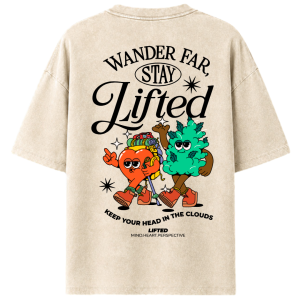 The "Stay Lifted" T on Cream (Small)