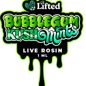 Bubblegum Kush Mints (Green Pheno)  Live Rosin 1ml applicator syringe