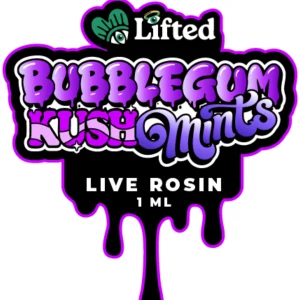 Bubblegum Kush Mints (Purple Pheno)  Live Rosin 1ml applicator syringe